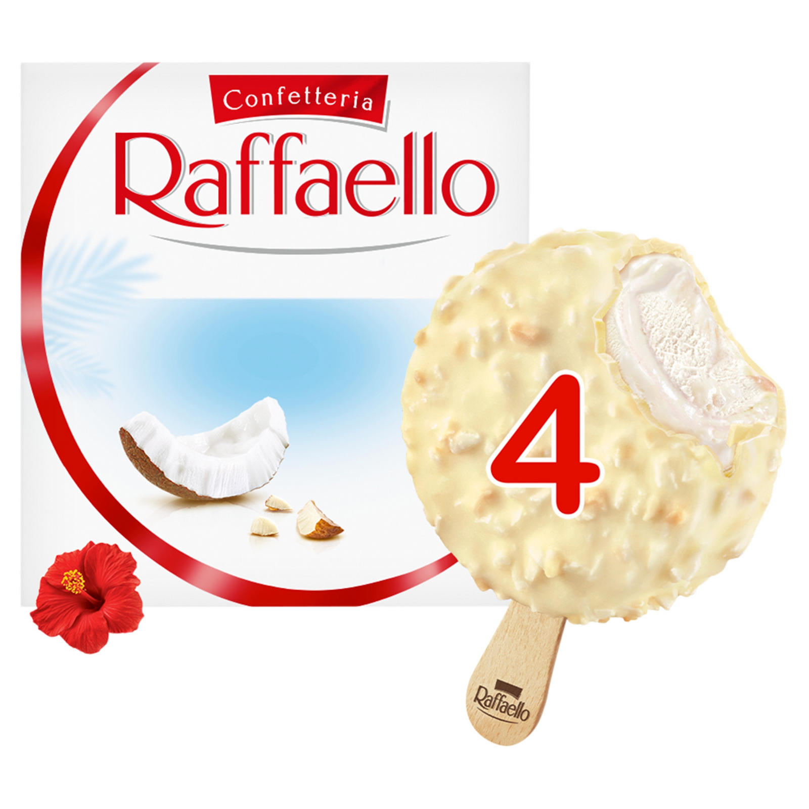 Raffaello Ice Cream 4 x 70ml 